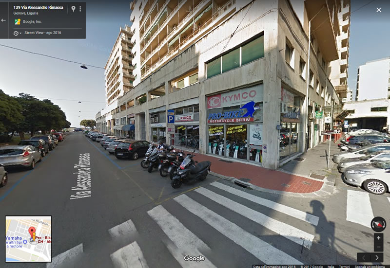 Probike Negozio Scooter e Moto su Google Maps / Streetview